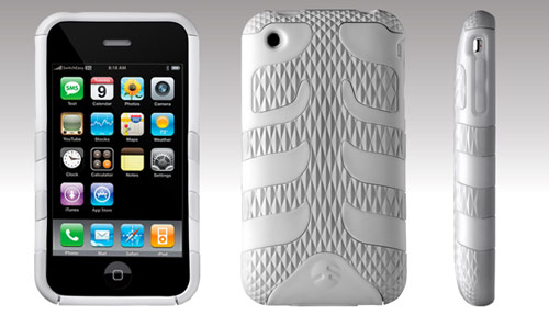 black and white iphone case. It comes in lack or white.